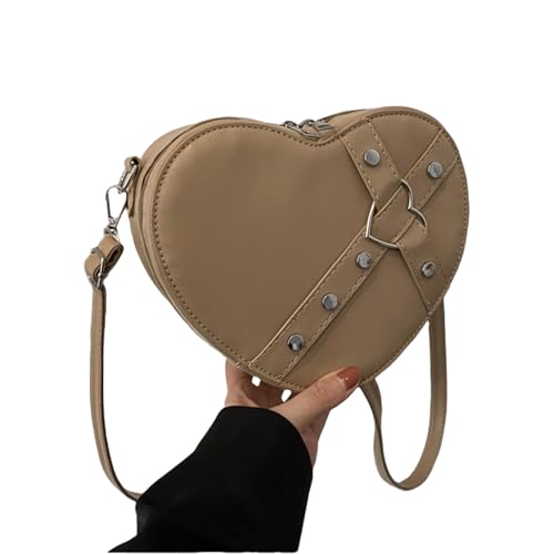 Uqezagpa Frauen Stilvolle Umhängetasche Telefon Body Crossbody Mode Herzgrundstück von Uqezagpa