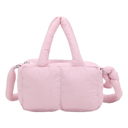 Uqezagpa Gesteppte Puffertasche für Damen, weiche Daunen, gepolsterte Schultertasche, Umhängetasche, Handtasche mit abnehmbarem Riemen, modische Damentasche, a, One Size Uqezagpa Gesteppte Puffertasche für Damen, weiche Daunen, gepolsterte Schultertasche, Umhängetasche, Handtasche mit abnehmbarem Riemen, modische Damentasche, a, One Size von Uqezagpa