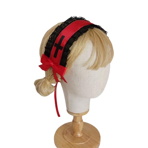Uqezagpa Gotik Spitze Stirnbänder Einzigartige Mode Haarband Schleifen Dekoration Haarband für Partys und Alltag Uqezagpa Gotik Spitze Stirnbänder Einzigartige Mode Haarband Schleifen Dekoration Haarband für Partys und Alltag von Uqezagpa