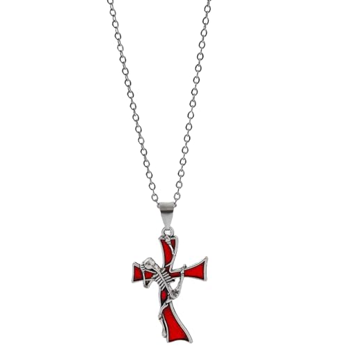 Uqezagpa Halskette mit verstellbarer Länge, Metallanhänger, Unisex, Streetwear-Accessoire, Hip-Hop-Halsband, Schmuck für Herren, 455cm, Metall, Kein Edelstein von Uqezagpa