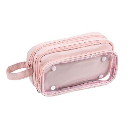 Uqezagpa Hochkapazitäts Bleistiftkoffer Multi Kompartimente Stiftbeutel Stift Organisatoren Abnehmbare Aufbewahrungstasche Reise Make Up Beutel Abnehmbarer Tasche von Uqezagpa