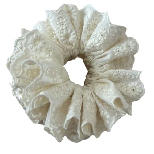 Uqezagpa Hohlen Schnürsenkel Haargummi Große Blume Lolitas Haarseil Spitze Scrunchies Haarseil für Frauen Uqezagpa Hohlen Schnürsenkel Haargummi Große Blume Lolitas Haarseil Spitze Scrunchies Haarseil für Frauen von Uqezagpa