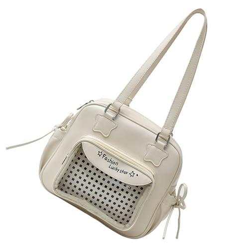 Uqezagpa Itabag Transparente Umhängetasche, modische Itabag-Tasche mit Sichtfenster für Nadeln, Anime-Display, Tragetasche, Handtasche für Damen und Mädchen, Geschenk, modische Handtasche, Ow, One Uqezagpa Itabag Transparente Umhängetasche, modische Itabag-Tasche mit Sichtfenster für Nadeln, Anime-Display, Tragetasche, Handtasche für Damen und Mädchen, Geschenk, modische Handtasche, Ow, One von Uqezagpa