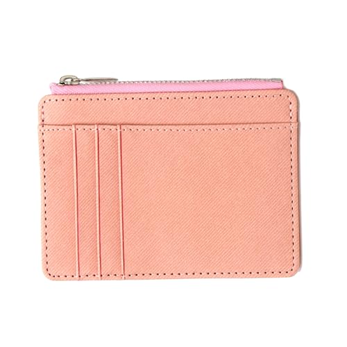 Uqezagpa Kompakte blockierende sichere Kartenfächer, PU-Leder, Münzgeldbörse, tragbarer Kleingeldhalter, entworfen für Sicherheit und einfachen Transport, Visitenkarten-Organizer, C, Mass Beauty von Uqezagpa