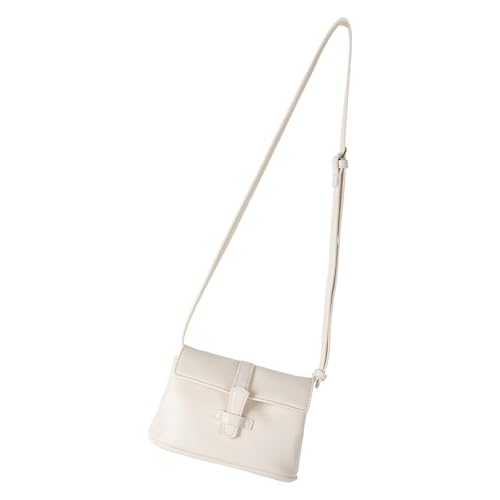 Uqezagpa Koreanisch inspirierte PU-Umhängetasche, moderne Pendler, Crossbody-Tasche mit verstellbarem für Pendler und gesellschaftliche Veranstaltungen, einzigartiges Design, beige, One Size Uqezagpa Koreanisch inspirierte PU-Umhängetasche, moderne Pendler, Crossbody-Tasche mit verstellbarem für Pendler und gesellschaftliche Veranstaltungen, einzigartiges Design, beige, One Size von Uqezagpa