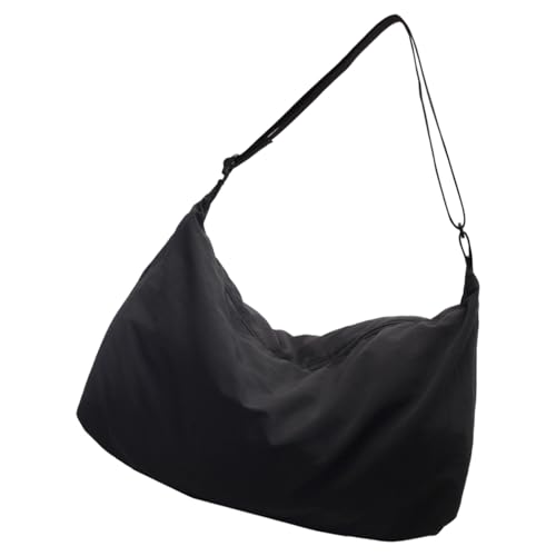 Uqezagpa Lässige Nylon-Achseltasche für Damen, reichlich Stauraum, Schultertasche, einfacher Zugriff, Crossbody-Tasche für Schule, Reisen, Mädchen, Crossbody-Tasche, Schwarz , One Size Uqezagpa Lässige Nylon-Achseltasche für Damen, reichlich Stauraum, Schultertasche, einfacher Zugriff, Crossbody-Tasche für Schule, Reisen, Mädchen, Crossbody-Tasche, Schwarz , One Size von Uqezagpa