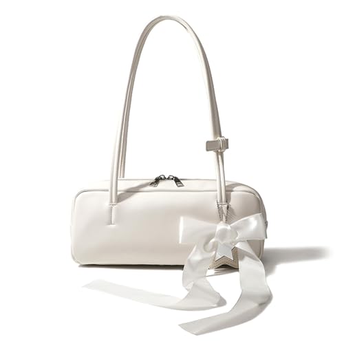 Uqezagpa Luxuriöse Damen PU Leder Handtasche Leichte und praktische Umhängetasche für Büro Meetings und Casual Event Büro Tasche, weiß, One Size Uqezagpa Luxuriöse Damen PU Leder Handtasche Leichte und praktische Umhängetasche für Büro Meetings und Casual Event Büro Tasche, weiß, One Size von Uqezagpa