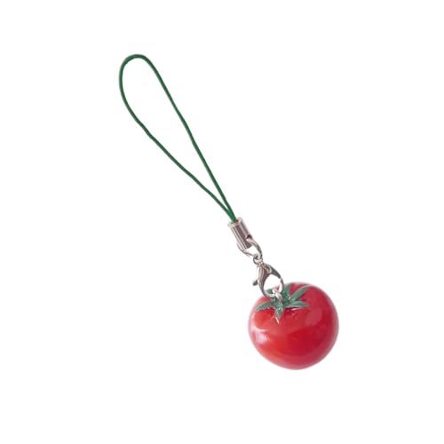 Uqezagpa Mehrzweck Charme Tomate Mit Grünen Blättern Und Mädchen Findet Keyring Mode Accessoire Für Trendige Frauen Damen Uqezagpa Mehrzweck Charme Tomate Mit Grünen Blättern Und Mädchen Findet Keyring Mode Accessoire Für Trendige Frauen Damen von Uqezagpa