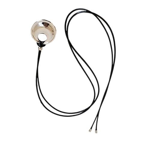 Uqezagpa Mode PU Leder Halskette Vielseitige PU Leder Halskette Mit Eleganten Glücksringen Designs Für Frauen Einfach Stilvoll von Uqezagpa