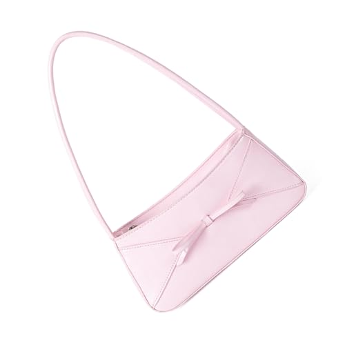 Uqezagpa Modische Schultertasche mit praktischer PU-Leder-Abendtasche, lässige Handtasche, Achsel-Geldbörse, für Trageoptionen, modische Handtasche, a, One Size von Uqezagpa