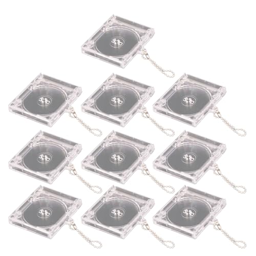 Uqezagpa Modischer kleiner Spieluhr-Anhänger, tragbar, stabile Acryl-Legierung, Musik-Schlüsselanhänger, Zubehör für alle von Uqezagpa