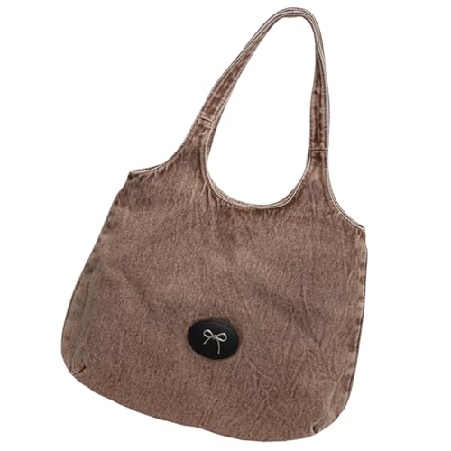 Uqezagpa Multifunktionale Tasche mit Tragegriff oben, Jeans, Handtasche, große Schultertaschen für Arbeit, Reisen und den täglichen Gebrauch, stilvolle Zubehörtasche, khaki, One Size Uqezagpa Multifunktionale Tasche mit Tragegriff oben, Jeans, Handtasche, große Schultertaschen für Arbeit, Reisen und den täglichen Gebrauch, stilvolle Zubehörtasche, khaki, One Size von Uqezagpa