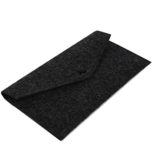 Uqezagpa Multifunktionskarten Beutelkleidung Resistente Telefonbeutel Tragbare Filzbeutel Brieftasche Mobiltelefon Pass Taschenkartenhalter Keychain von Uqezagpa
