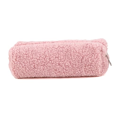 Uqezagpa Plüsch-Federmäppchen, großes Fassungsvermögen, mit Reißverschluss, Stifteetui, Make-up-Tasche für Mädchen, Frauen, Büro, Schule, Reisen, Stiftetasche, rosa 1 Uqezagpa Plüsch-Federmäppchen, großes Fassungsvermögen, mit Reißverschluss, Stifteetui, Make-up-Tasche für Mädchen, Frauen, Büro, Schule, Reisen, Stiftetasche, rosa 1 von Uqezagpa