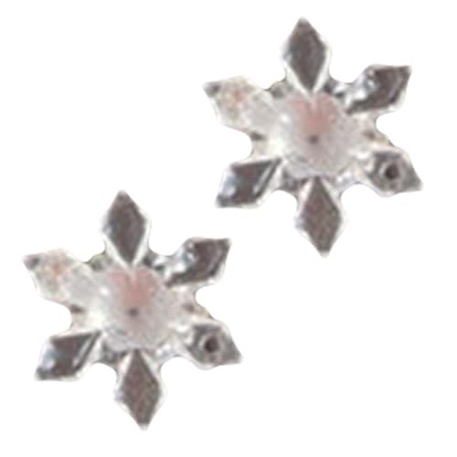 Uqezagpa Realistische Schneeflocken-Haarspange, Weihnachtsspange, süße flache Haarspange, Haarspange, Weihnachten, elegante Haarspange von Uqezagpa