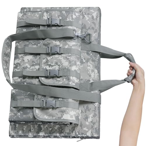 Uqezagpa Reisetasche mit mehreren Taschen, Reise-Organizer für Zubehör der 3. Generation, Camouflage grau, Mass Beauty Uqezagpa Reisetasche mit mehreren Taschen, Reise-Organizer für Zubehör der 3. Generation, Camouflage grau, Mass Beauty von Uqezagpa