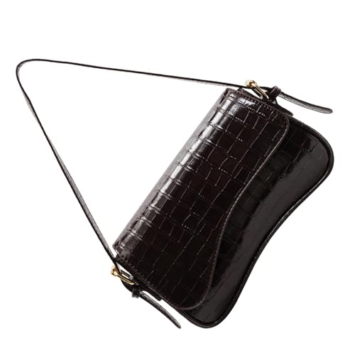 Uqezagpa Retro-Umhängetasche für Damen, Herbst, Winter, Umhängetasche, Handtasche und Geldbörse, PU-Leder, Kuriertasche für tägliche Reisen, Damen-Schultertasche, PU-Leder, Crossbody-Tasche, Pendeln von Uqezagpa