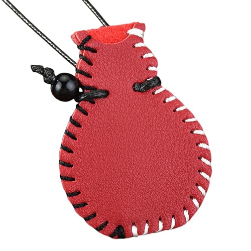 Uqezagpa Schlüssel-Halskette mit Herz-Katzenkopf-Motiv, mit verstellbarer Kette, Accessoire für modische Frauen, einzigartig, Length 108cm, Leder von Uqezagpa