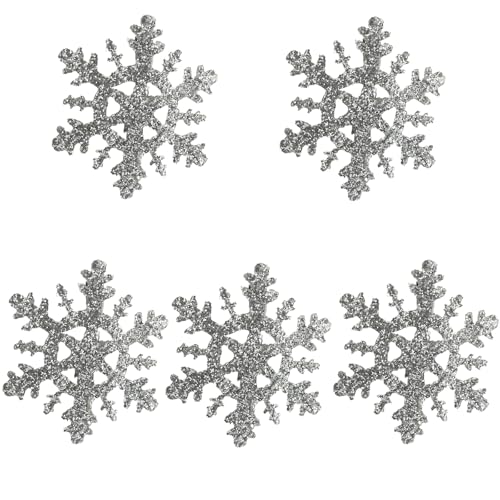 Uqezagpa Schneeflocke Haarspange Weihnachten Haarspange Süße Weihnachten Flache Clip Haarnadel Weihnachten Elegante Haarspange von Uqezagpa