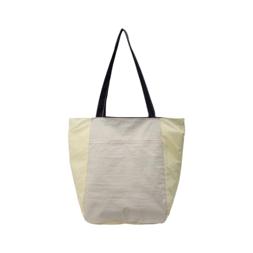Uqezagpa Schüler Schultasche Große Kapazität Schultertasche Top Griff Stilvolle Achsel Einkaufen Nylon Handtasche Frauen Schulter Große Kapazität Achsel Nylon Handtasche Studenten Schule, gelb, One Uqezagpa Schüler Schultasche Große Kapazität Schultertasche Top Griff Stilvolle Achsel Einkaufen Nylon Handtasche Frauen Schulter Große Kapazität Achsel Nylon Handtasche Studenten Schule, gelb, One von Uqezagpa