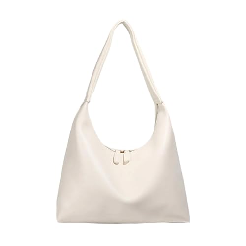 Uqezagpa Schultertasche für Damen und Mädchen, trendige Abend-Clutches, Geldbörse, PU-Leder, unter dem Arm, einfache Hoboes-Handtasche, Geschenke, Clutch, Geldbörse mit Reißverschluss, beige, One Size Uqezagpa Schultertasche für Damen und Mädchen, trendige Abend-Clutches, Geldbörse, PU-Leder, unter dem Arm, einfache Hoboes-Handtasche, Geschenke, Clutch, Geldbörse mit Reißverschluss, beige, One Size von Uqezagpa