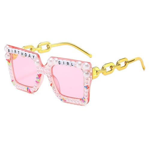 Uqezagpa Shades Shades Polarisierte Gläser, Hip-Hop, trendige, übergroße Requisiten für Unisex, stilvolle Sonnenbrille, modische Perlen verziert, I Uqezagpa Shades Shades Polarisierte Gläser, Hip-Hop, trendige, übergroße Requisiten für Unisex, stilvolle Sonnenbrille, modische Perlen verziert, I von Uqezagpa