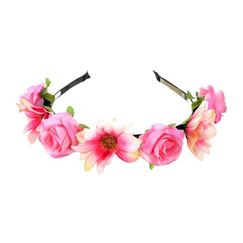 Uqezagpa Sonnenblumen-Stirnband, Blumen-Haarreifen für Damen und Mädchen, Girlanden, Haarschmuck für Fotografie, Requisiten, Musik von Uqezagpa