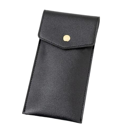 Uqezagpa Stiftehalter aus Leder, für 6–7 Kugelschreiber, Schwarz von Uqezagpa