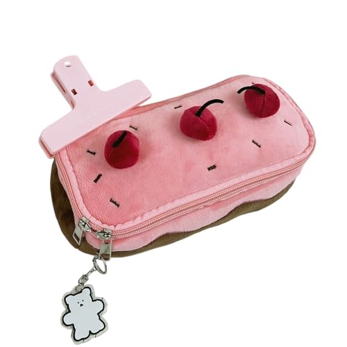 Uqezagpa Stiftetasche in Kuchenform, großes Fassungsvermögen, leichtes Federmäppchen, Reise-Organizer für Schüler, Kinder, Obststift, a, Mass Beauty Uqezagpa Stiftetasche in Kuchenform, großes Fassungsvermögen, leichtes Federmäppchen, Reise-Organizer für Schüler, Kinder, Obststift, a, Mass Beauty von Uqezagpa