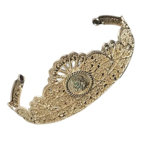 Uqezagpa Stilvolle Kronenkettengürtel Taillenkettengürtel aufwendige Kette Bauchkette für Kleid Kronen Gürtel Taille von Uqezagpa