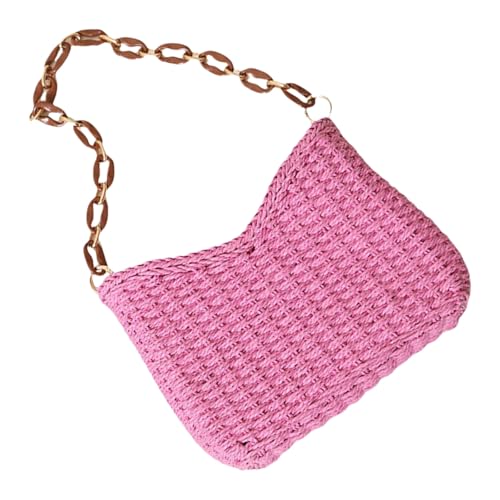 Uqezagpa Stilvolle kleine gewebte Geldbörse für Damen und Mädchen, Urlaubs-Umhängetasche, lässige Handtasche für Strandausflüge und Freizeitausflüge, modische Damentasche, D, One Size Uqezagpa Stilvolle kleine gewebte Geldbörse für Damen und Mädchen, Urlaubs-Umhängetasche, lässige Handtasche für Strandausflüge und Freizeitausflüge, modische Damentasche, D, One Size von Uqezagpa