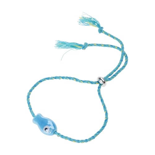 Uqezagpa Stilvoller, mehrfarbiger Keramikfisch, handgefertigter Schmuck für Damen, verstellbares Handgelenk-Fußkettchen, Zubehör, handgefertigte Keramikfische, Einheitsgröße, Wie beschrieben Uqezagpa Stilvoller, mehrfarbiger Keramikfisch, handgefertigter Schmuck für Damen, verstellbares Handgelenk-Fußkettchen, Zubehör, handgefertigte Keramikfische, Einheitsgröße, Wie beschrieben von Uqezagpa