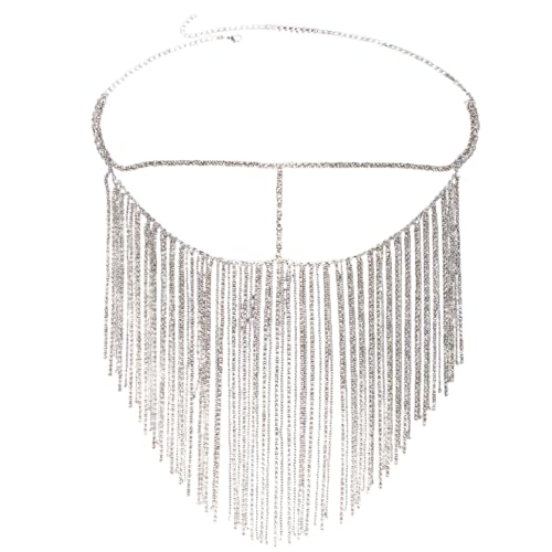 Uqezagpa Strassmaske Gesicht Schmuck Elegante Quasten Maskeraden Maske Funkelnde Gesichtsbehörde Für Festliche Anlässe von Uqezagpa