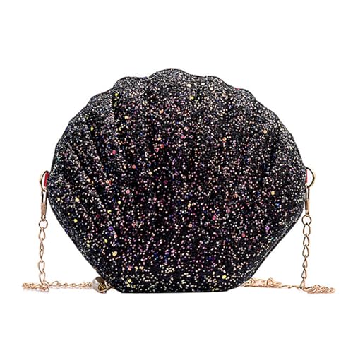 Uqezagpa Tragbare Abendtasche und trendige Umhängetasche, geeignet für den täglichen Gebrauch, Schwarz , One Size von Uqezagpa