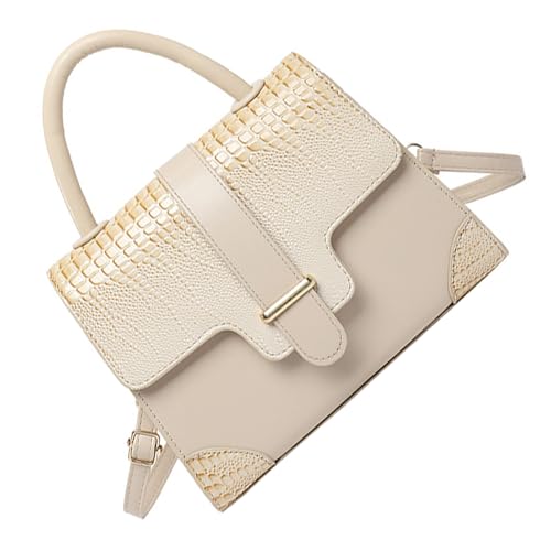 Uqezagpa Trendige Damen-Umhängetasche, kompakte und praktische Umhängetasche, PU-Leder, Handtasche für die tägliche Arbeit und Freizeitausflüge, trendige Einkaufstasche, khaki, One Size Uqezagpa Trendige Damen-Umhängetasche, kompakte und praktische Umhängetasche, PU-Leder, Handtasche für die tägliche Arbeit und Freizeitausflüge, trendige Einkaufstasche, khaki, One Size von Uqezagpa