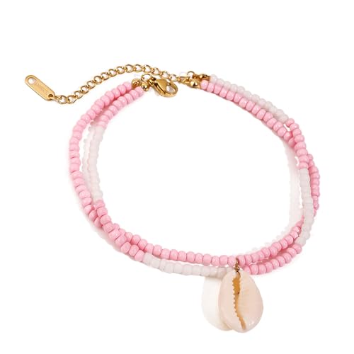 Uqezagpa Tropicals Fußkettchen mit Meeresmotiven, wasserdicht, Kunstharz, Schmuck für Outdoor-Aktivitäten, wasserdicht, Strand-Fußkettchen, Einheitsgröße, Wie beschrieben von Uqezagpa