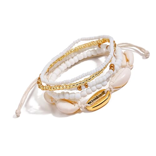 Uqezagpa Tropicals Fußkettchen mit Meeresmotiven, wasserdicht, Kunstharz, Schmuck für Outdoor-Aktivitäten, wasserdicht, Strand-Fußkettchen, Einheitsgröße, Wie beschrieben von Uqezagpa