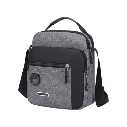 Uqezagpa Umhängetasche für Herren und Damen, modisch, lässig, mit verstellbarem Riemen, für den täglichen Gebrauch, Reisen, Damen, Herren, Crossbody, Business, Schultertasche, lässig, Kuriertasche für von Uqezagpa