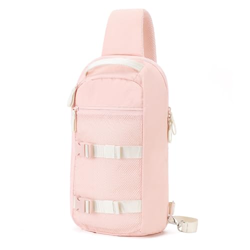 Uqezagpa Vielseitige kleine Schultertasche für Damen und Herren, praktische Umhängetasche für Reisen und den täglichen Gebrauch, verstellbare Schulterbrust, a, One Size von Uqezagpa