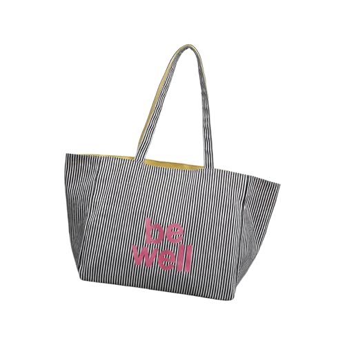 Uqezagpa Wendbare Canvas Umhängetasche mit Stickerei und mehreren Taschen Stilvolle Casual Crossbody sollte bestickt Stilvolle Damen Umhängetasche, Schwarz , One Size von Uqezagpa