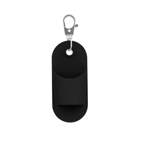 Wiederverwendbarer Mehrzweck-Lippenstift-Schlüsselanhänger aus Silikon, für Fitnessstudio, Pendeln, für Damen, tragbar, Kosmetik-Clip, Lippenbalsam-Halter, Schlüsselanhänger von Uqezagpa