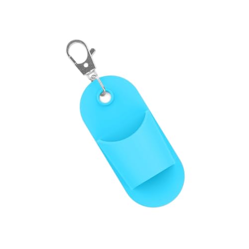 Wiederverwendbarer Mehrzweck-Lippenstift-Schlüsselanhänger aus Silikon, für Fitnessstudio, Pendeln, für Damen, tragbar, Kosmetik-Clip, Lippenbalsam-Halter, Schlüsselanhänger von Uqezagpa
