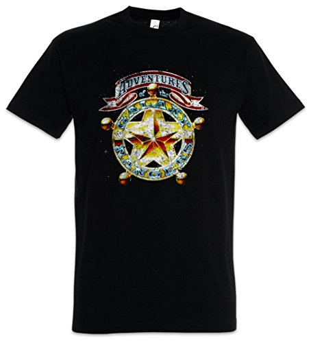Urban Backwoods Adventures of The Galaxy Rangers Herren T-Shirt Schwarz Größe XL von Urban Backwoods