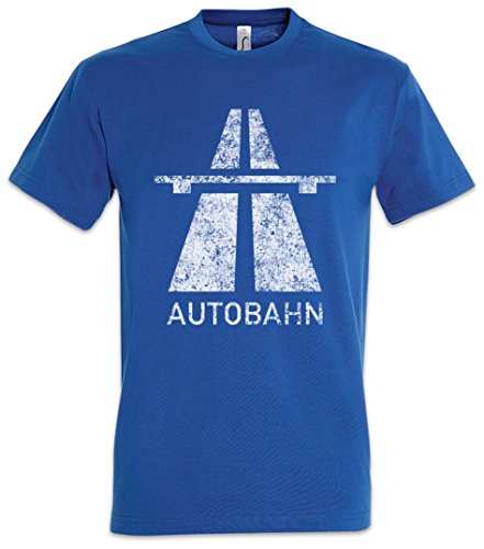 Urban Backwoods Autobahn Herren T-Shirt Blau Größe 3XL von Urban Backwoods
