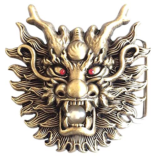 Asian Dragon I Gürtelschnalle für Wechselgürtel Buckle von Urban Backwoods