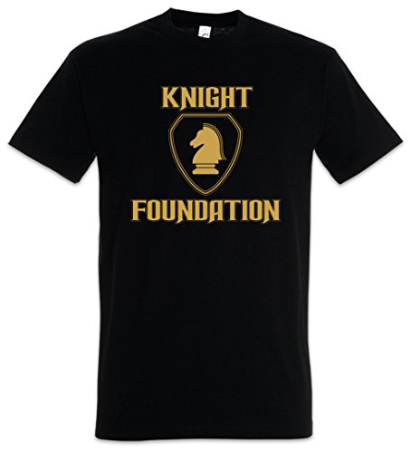 Urban Backwoods Black Knight Foundation Logo Herren T-Shirt Schwarz Größe XL von Urban Backwoods