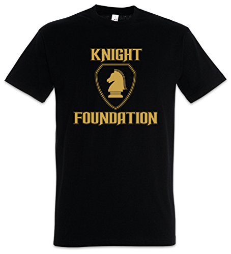 Urban Backwoods Black Knight Foundation Logo Herren T-Shirt Schwarz Größe 2XL von Urban Backwoods