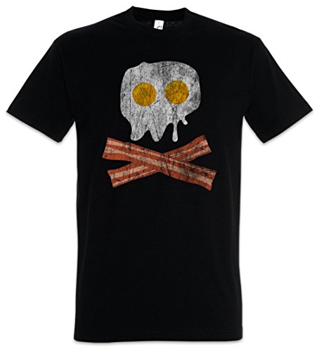 Bacon & Egg Skull T-Shirt Größen S – 5XL von Urban Backwoods