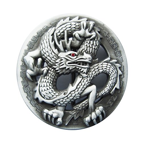 Chinese Dragon III Gürtelschnalle für Wechselgürtel Buckle von Urban Backwoods