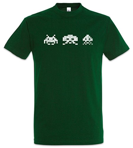 DIGITAL Invaders Herren T-Shirt Spiel Arcade Game Retro Nerd Alien VG Sprite Space 80s Eighties Konsole Console von Urban Backwoods